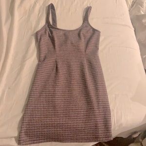 Plaid patterned dress!